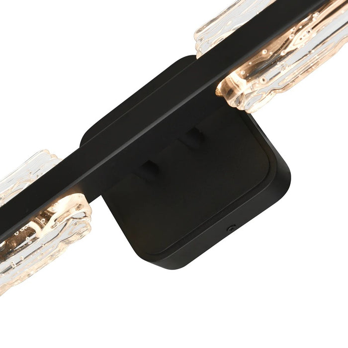 CWI Lighting Curva LED 36" Black Outdoor Wall Light