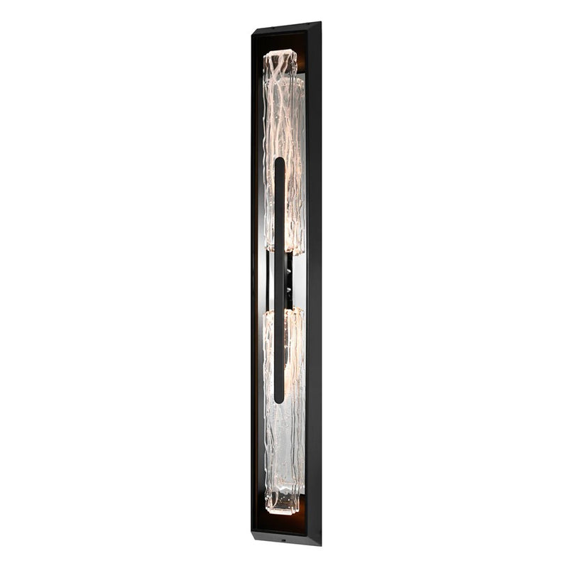 CWI Lighting Curva LED 44" Black Outdoor Wall Light