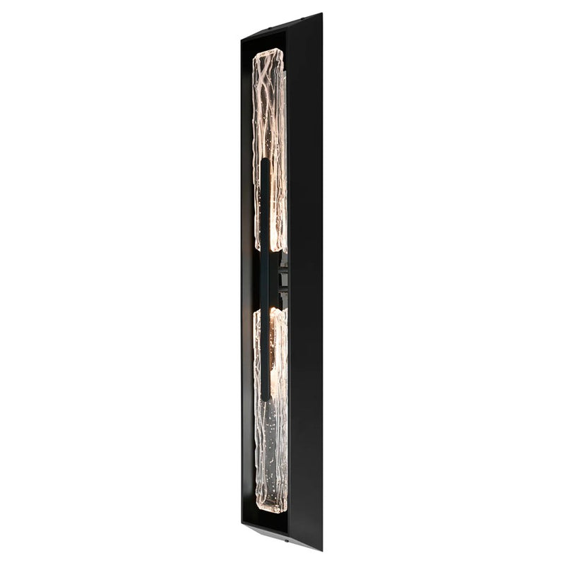 CWI Lighting Curva LED 44" Black Outdoor Wall Light