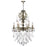 CWI Lighting Brass 6 Light Up Chandelier, Antique Brass - 2011P24AB-6