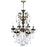 CWI Lighting Brass 6 Light Up Chandelier, Antique Brass