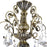 CWI Lighting Brass 6 Light Up Chandelier, Antique Brass