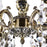 CWI Lighting Brass 6 Light Up Chandelier, Antique Brass