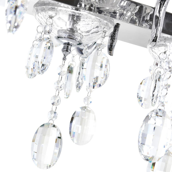 CWI Lighting Flawless 10 Light Up Chandelier, Chrome