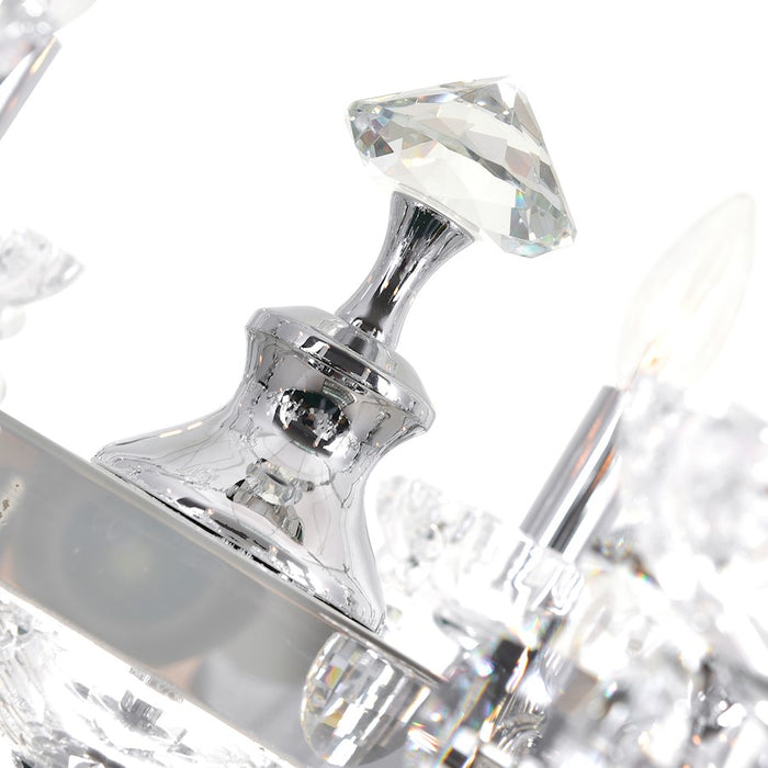 CWI Lighting Flawless 10 Light Up Chandelier, Chrome