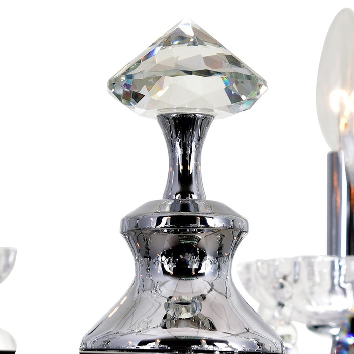 CWI Lighting Flawless 12 Light Up Chandelier, Chrome