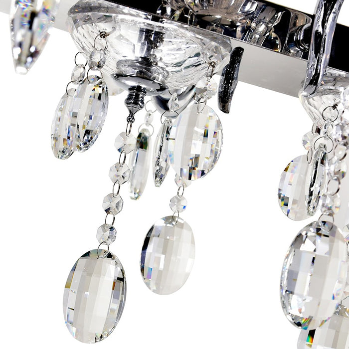 CWI Lighting Flawless 12 Light Up Chandelier, Chrome