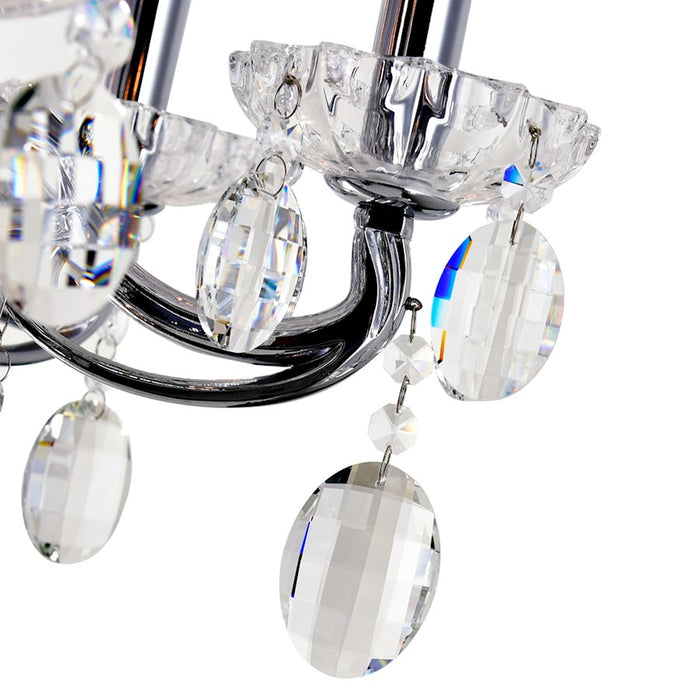 CWI Lighting Flawless 12 Light Up Chandelier, Chrome