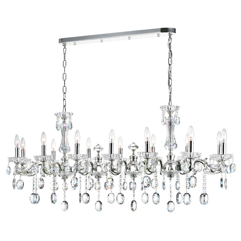 CWI Lighting Flawless 14 Light Up Chandelier, Chrome