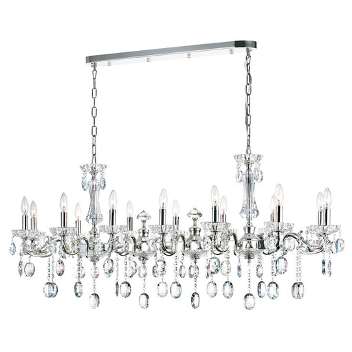 CWI Lighting Flawless 14 Light Up Chandelier, Chrome - 2016P54C-14