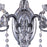 CWI Lighting Flawless 15" 2 Light Wall Light, Chrome