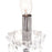CWI Lighting 2016 Flawless 1 Light Wall Light, Chrome