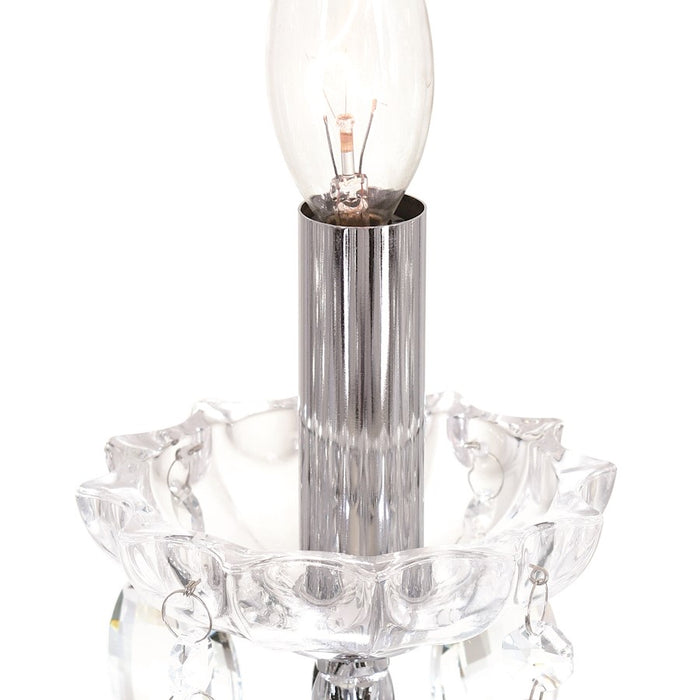 CWI Lighting 2016 Flawless 1 Light Wall Light, Chrome