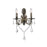 CWI Lighting Brass 2 Light Wall Light, Antique Brass