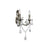 CWI Lighting Brass 2 Light Wall Light, Antique Brass