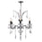 CWI Lighting Glorious 6 Light Up Chandelier, Chrome