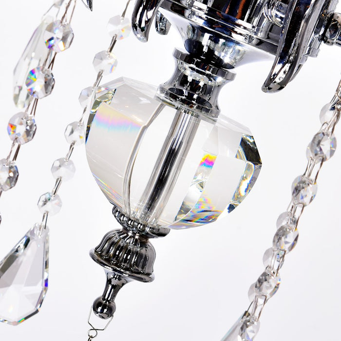 CWI Lighting Glorious 6 Light Up Chandelier, Chrome