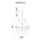 CWI Lighting Glorious 6 Light Up Chandelier, Chrome