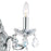 CWI Lighting Flawless 2 Light Wall Light, Chrome