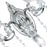 CWI Lighting Flawless 2 Light Wall Light, Chrome
