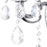 CWI Lighting Flawless 2 Light Wall Light, Chrome