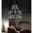 CWI Lighting Brass 5 Light Up Chandelier, Antique Brass