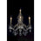 CWI Lighting Brass 4 Light Wall Light, Antique Brass