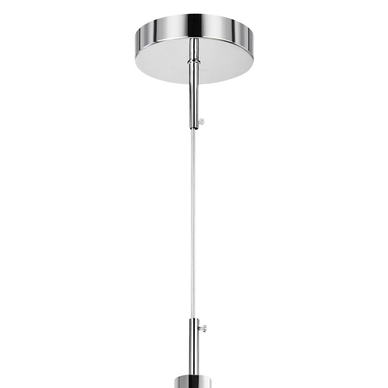 CWI Lighting Glitz 1 Light Down Mini Pendant, Chrome PRR