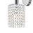 CWI Lighting Glitz 1 Light Bathroom Sconce, Chrome RR
