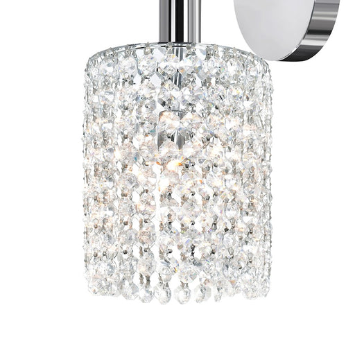 CWI Lighting Glitz 1 Light Bathroom Sconce, Chrome RR