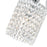CWI Lighting Glitz 1 Light Bathroom Sconce, Chrome RR