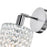 CWI Lighting Glitz 1 Light Bathroom Sconce, Chrome RR