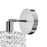 CWI Lighting Glitz 1 Light Bathroom Sconce, Chrome RR
