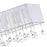 CWI Lighting Water Drop 14 Light Drum Shade Chandelier, Chrome