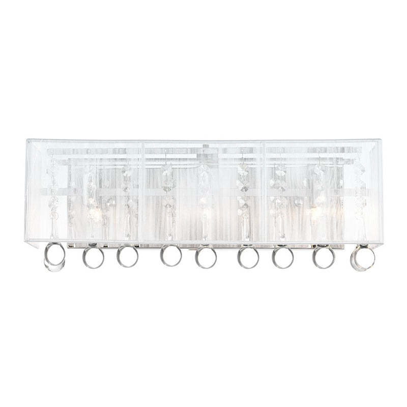 CWI Lighting Water Drop 3 Light Vanity Light, Chrome/Silver