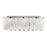 CWI Lighting Water Drop 3 Light Vanity Light, Chrome/Silver