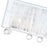 CWI Lighting Water Drop 3 Light Vanity Light, Chrome/Silver
