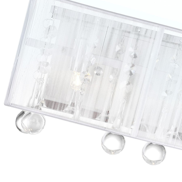 CWI Lighting Water Drop 3 Light Vanity Light, Chrome/Silver