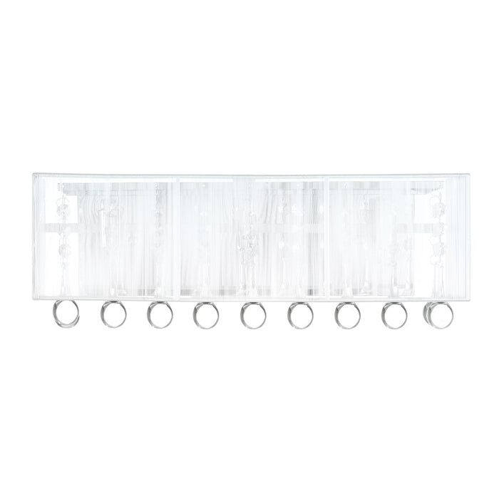 CWI Lighting Water Drop 3 Light Vanity Light, Chrome/Silver