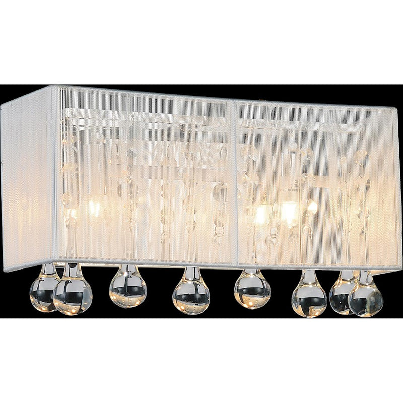 CWI Lighting Water Drop 3 Light Vanity Light, Chrome