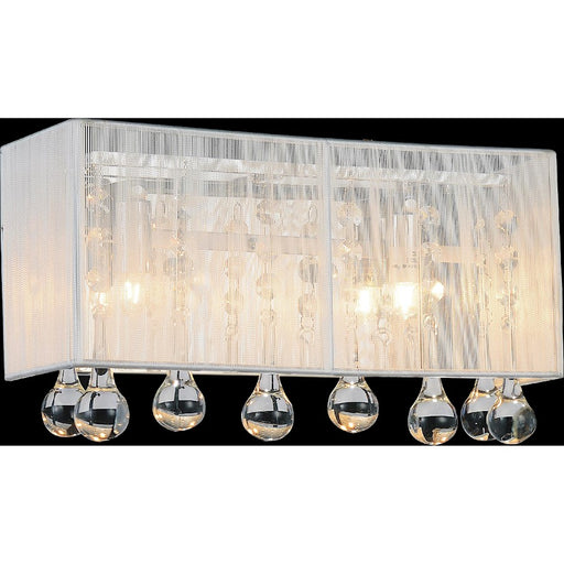 CWI Lighting Water Drop 3 Light Vanity Light, Chrome