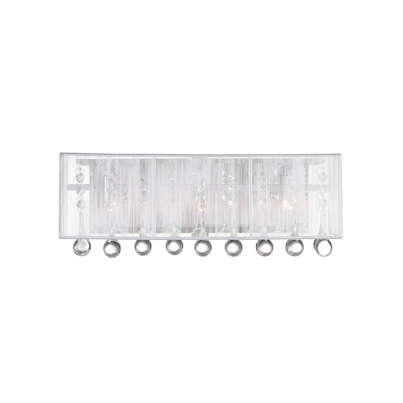 CWI Lighting Water Drop 3 Light Vanity Light, Chrome