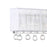 CWI Lighting Water Drop 4 Light Vanity Light, Chrome