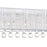 CWI Lighting Water Drop 4 Light Vanity Light, Chrome