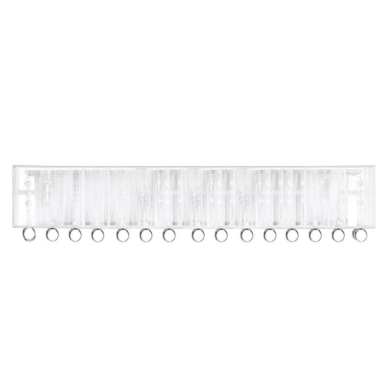 CWI Lighting Water Drop 5 Light Vanity Light, Chrome/Silver