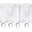 CWI Lighting Water Drop 5 Light Vanity Light, Chrome/Silver
