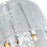CWI Water Drop 4 Light Drum Shade Flush Mount, Chrome/Silver