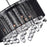 CWI Lighting Water Drop 6-Light Drum Chandelier | Modern Chrome & Black Fabric Shade | Dining & Living Room | 40W Halogen G9 120V | Model 5006P18C-R-B