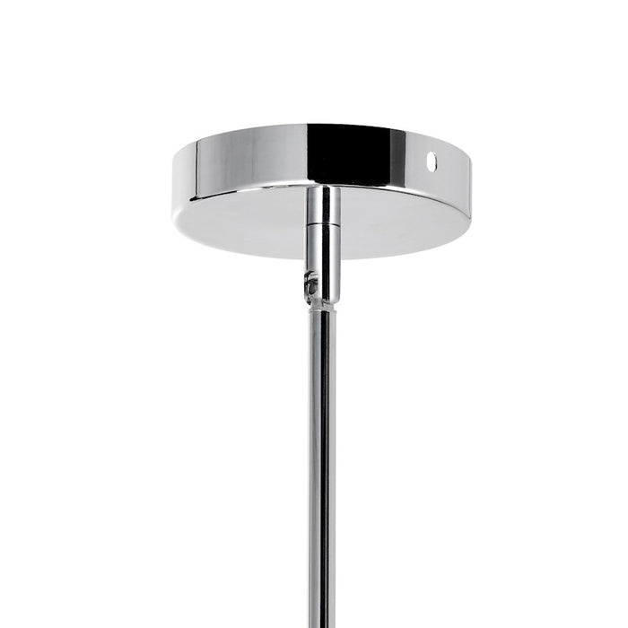 CWI Lighting Water Drop 6-Light Drum Chandelier | Modern Chrome & Black Fabric Shade | Dining & Living Room | 40W Halogen G9 120V | Model 5006P18C-R-B
