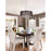 CWI Lighting Water Drop 6-Light Drum Chandelier | Modern Chrome & Black Fabric Shade | Dining & Living Room | 40W Halogen G9 120V | Model 5006P18C-R-B